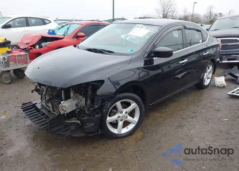 2013 Nissan Sentra Sv from USA, damaged, VIN 3N1AB7AP4DL664008